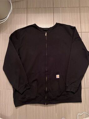 Carhartt black zip zipper jacket men’s 3XL tall
